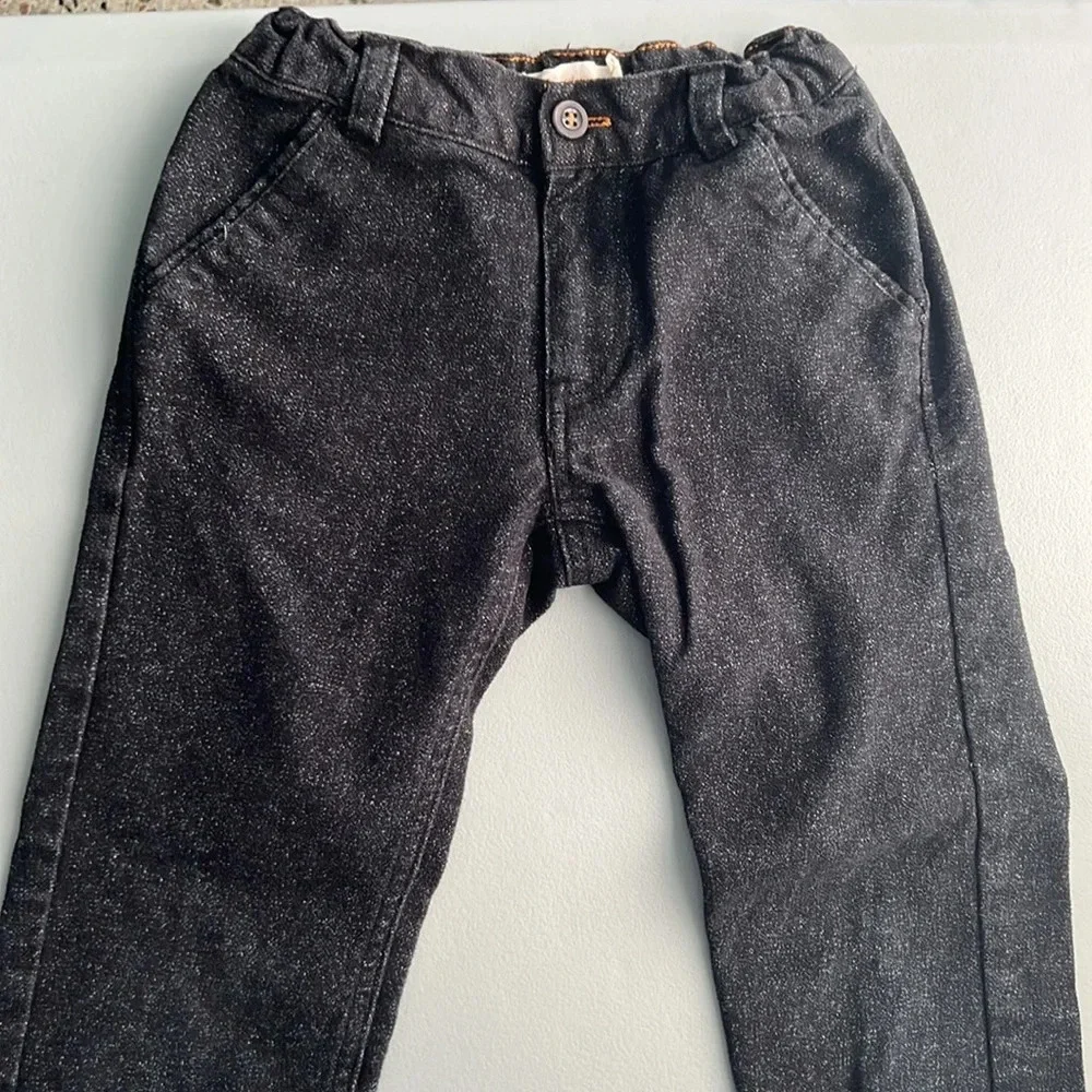 Deux Par Deux boys gray pants